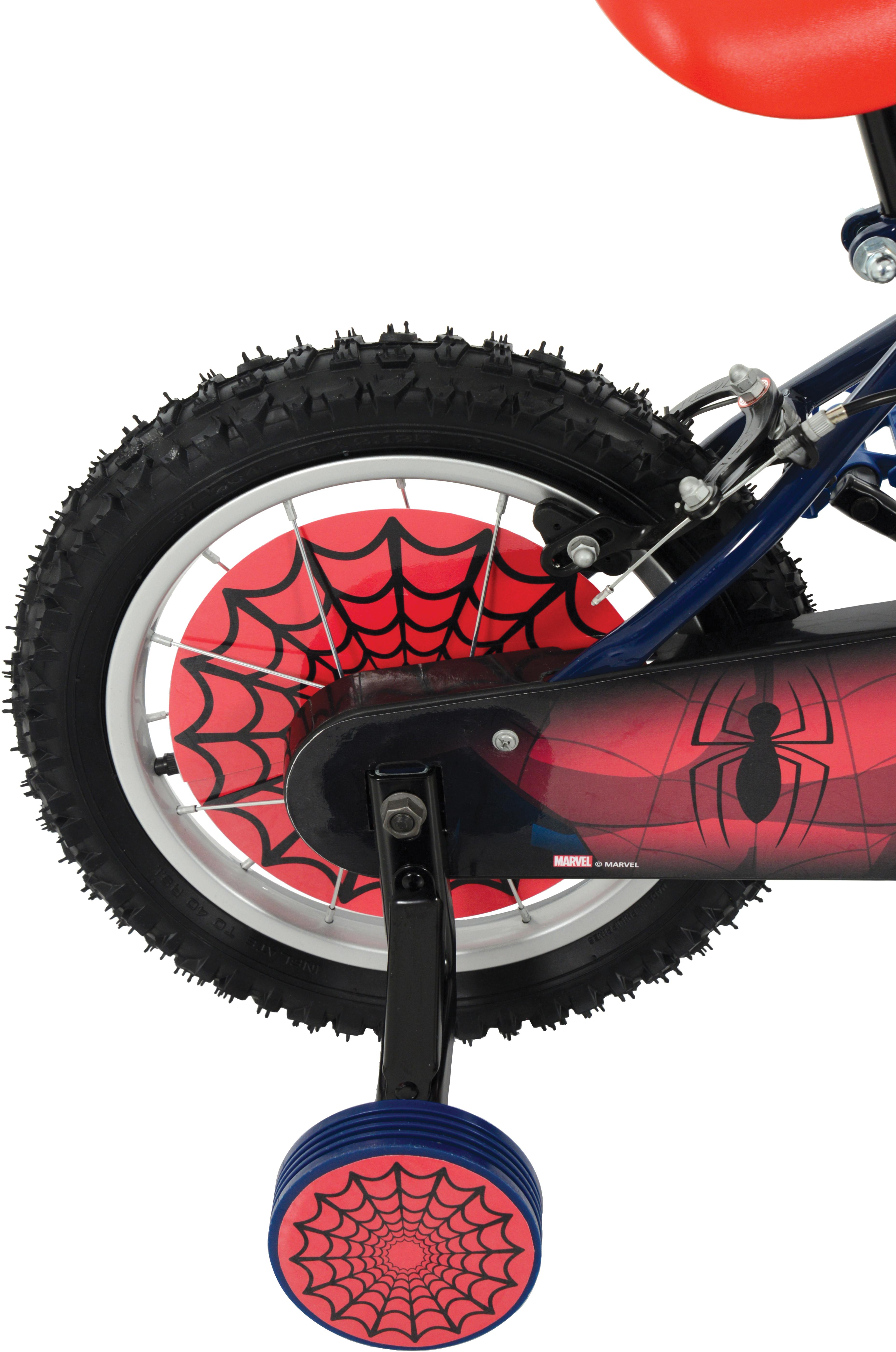 spider man bike with training wheels