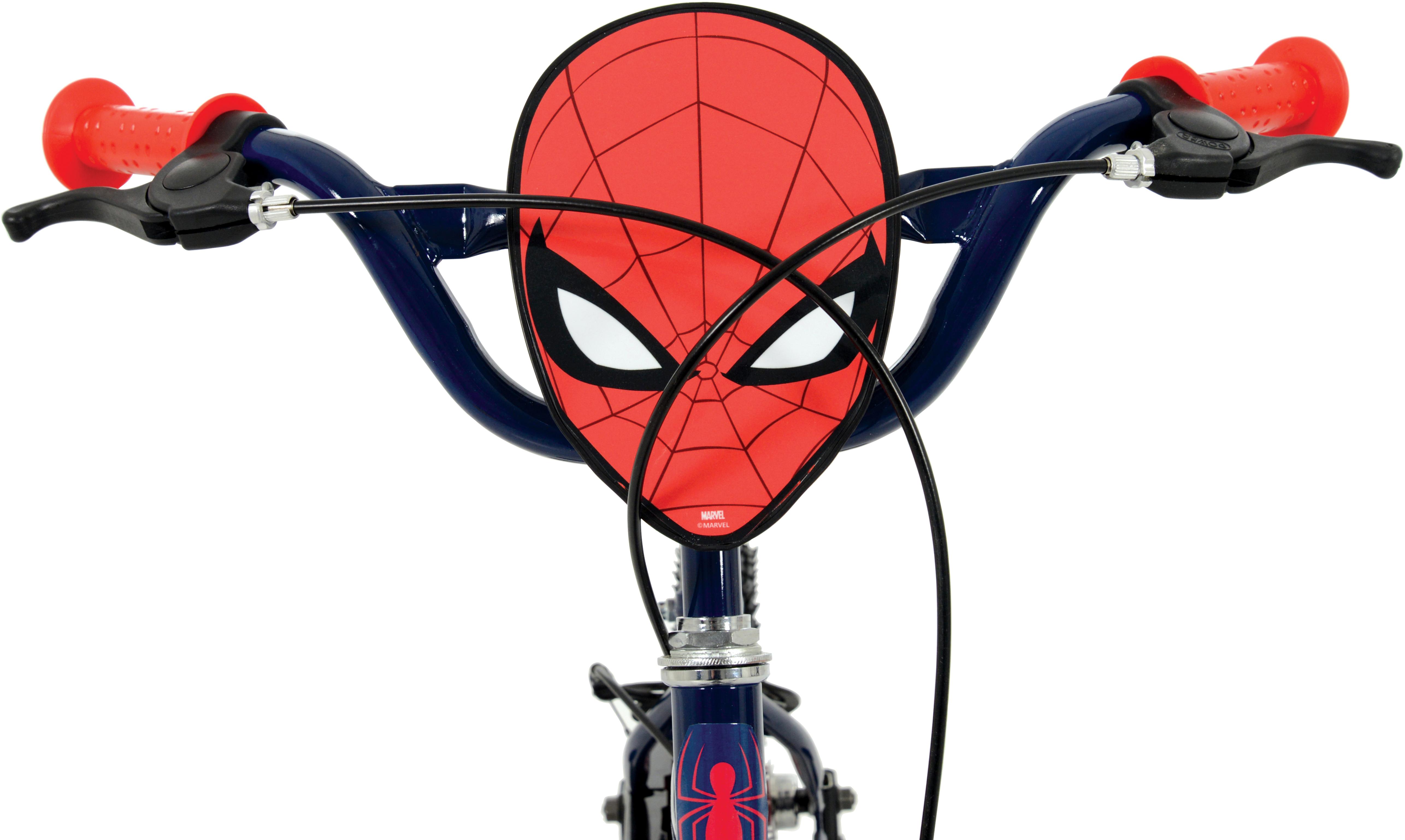 halfords spiderman bike 16