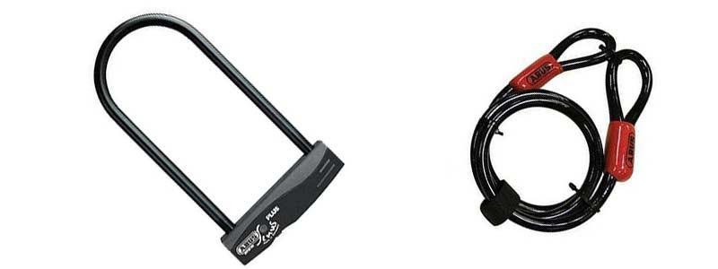 ABUS Sinus Plus D-Lock & Cable Set 