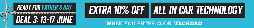 Save an extra 10 percent on all in car technology