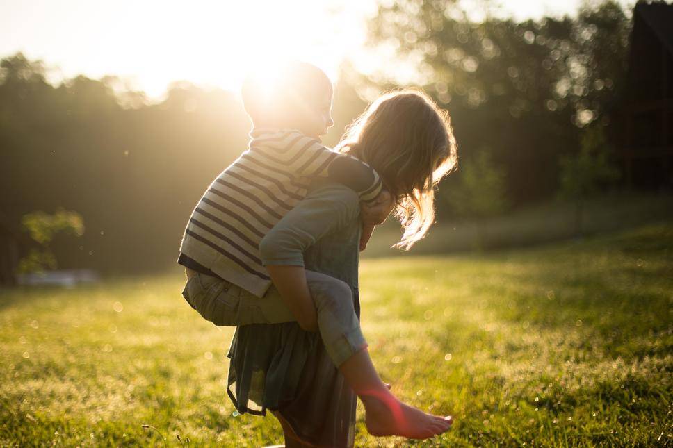 children playing