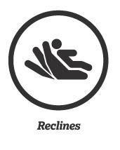 Reclining icon