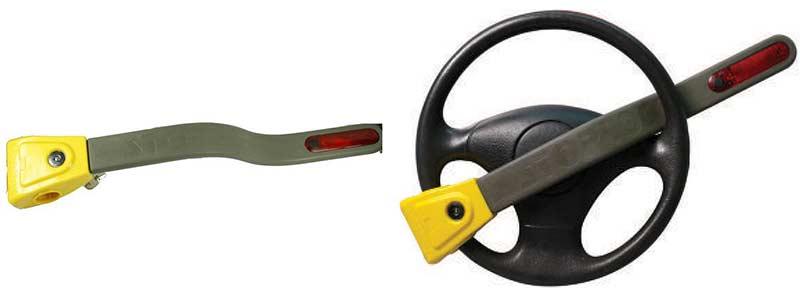 STOPLOCK Pulsar with Flashing Light Steering Wheel Lock 