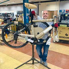 100 mile a day commute to build bikes