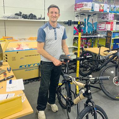Building bikes for key workers