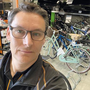 Mark has been building bikes from home