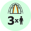 3 Person Tent