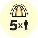 5 Person Tent