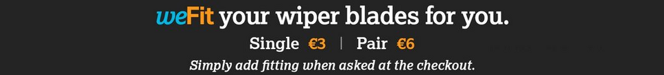 We fit Wiper Blades