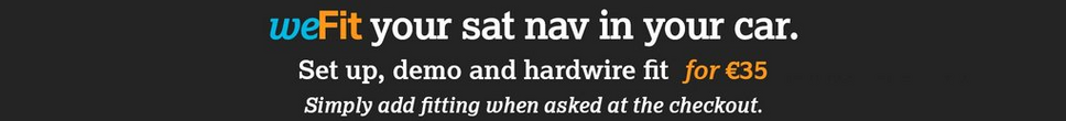 We fit Sat Navs