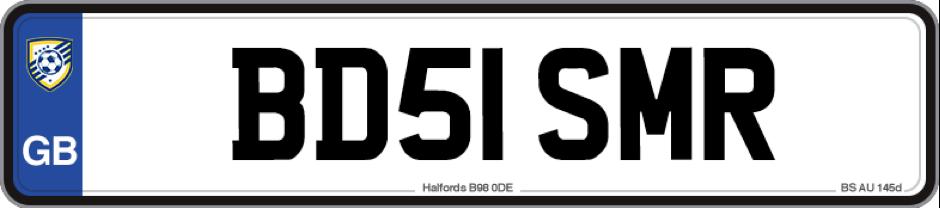 illegal number plate styles