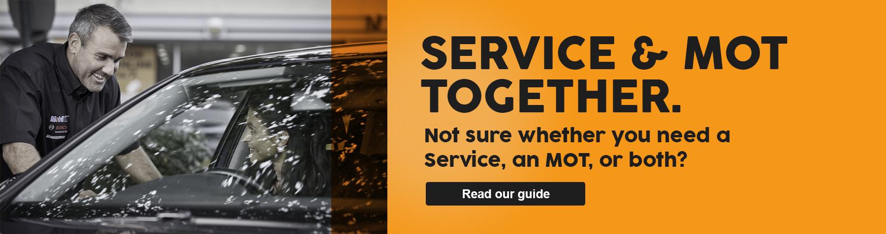 Service and MOT together advice