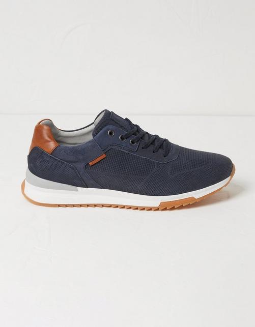Mens Wells Leather Trainers