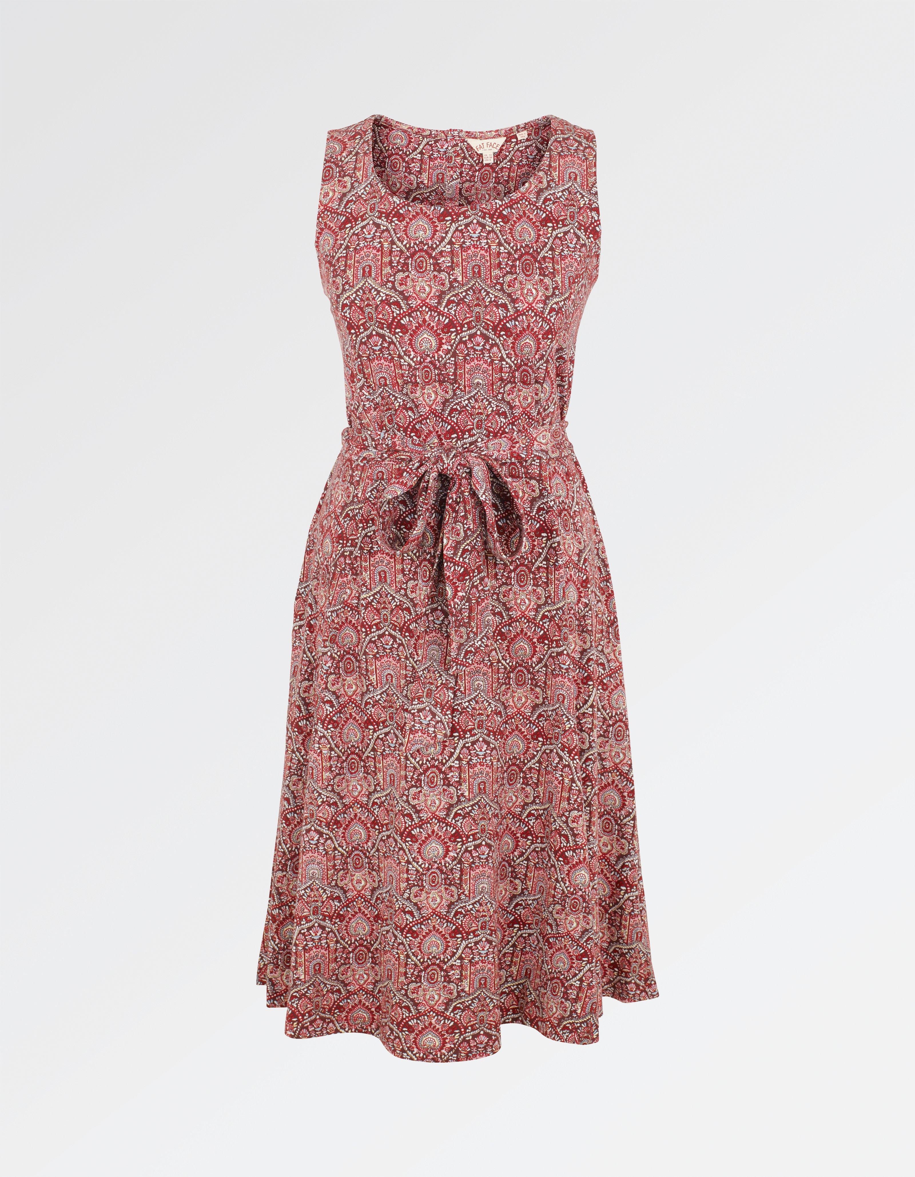 Rustic Red Rosa Indian Summer Dress, Dresses & Skirts | FatFace.com