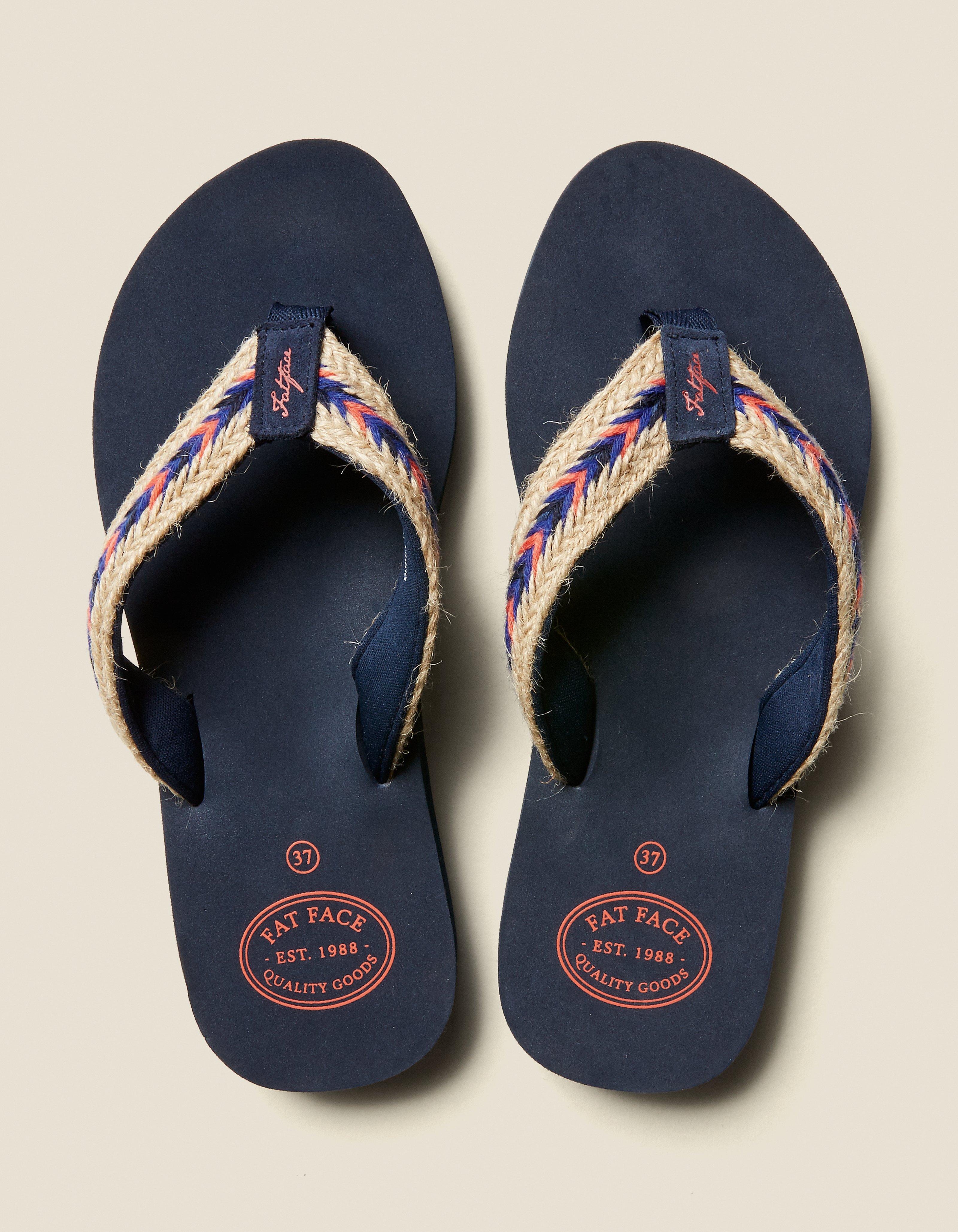 fat face flip flops womens