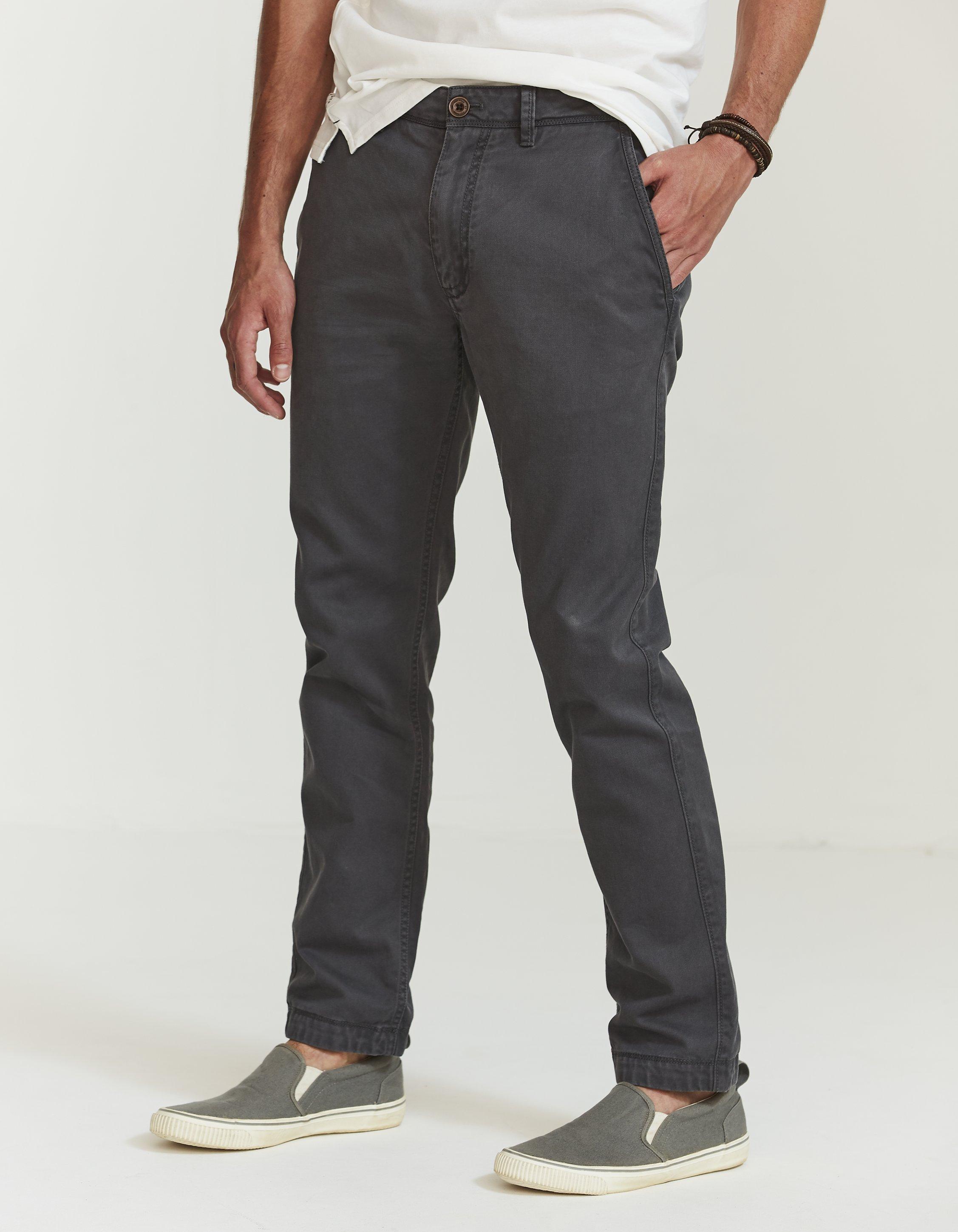 charcoal chinos