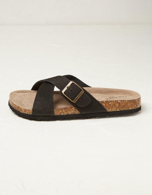 Lois Crossover Footbed Sandals