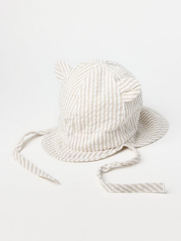 Sun Hat Seersucker