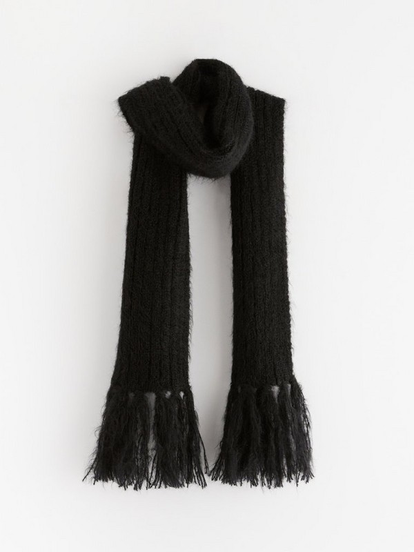 Mohair blend scarf