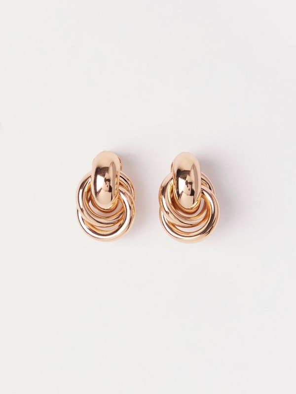 Gold earrings