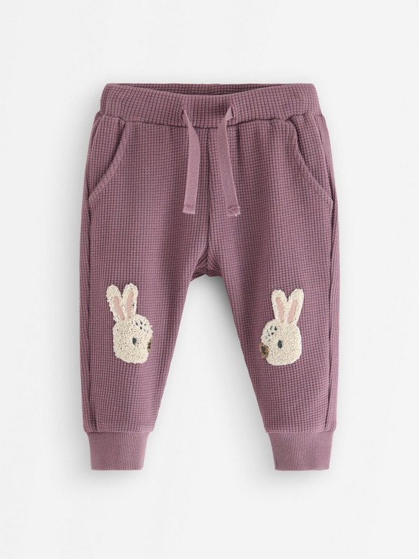 Waffled joggers