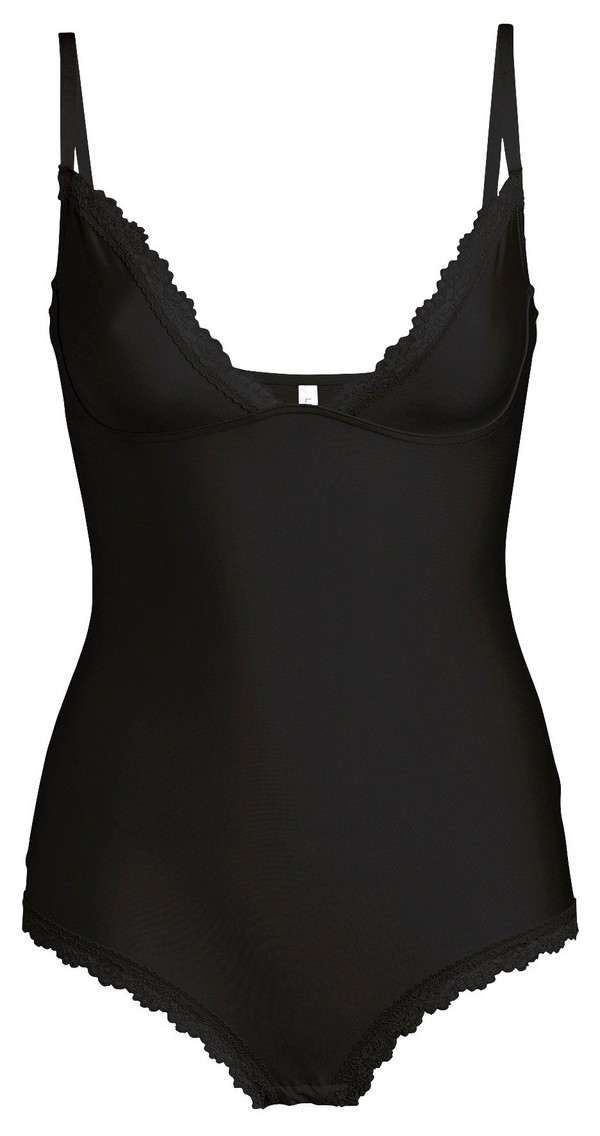 Black lace bodysuit