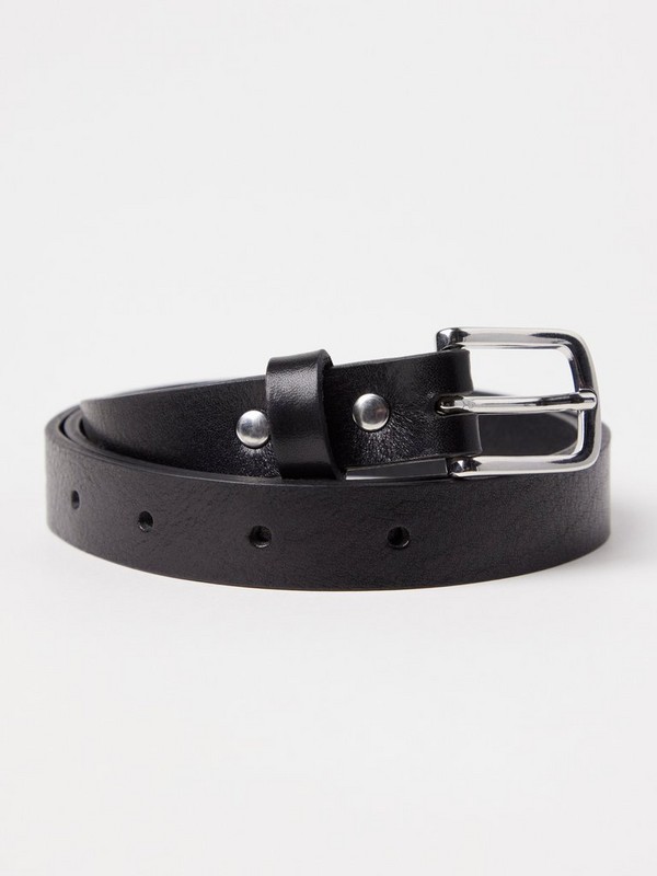Leather belt