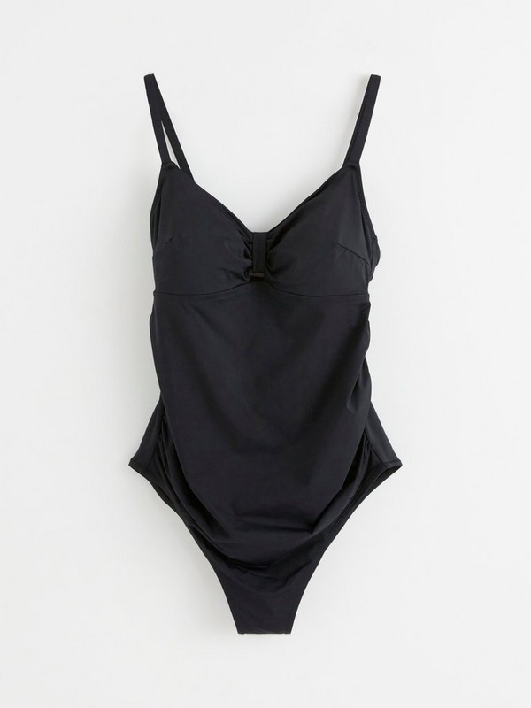 Black pregnancy swimsuit