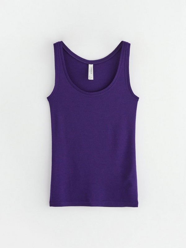 Dark Lilac merino wool top