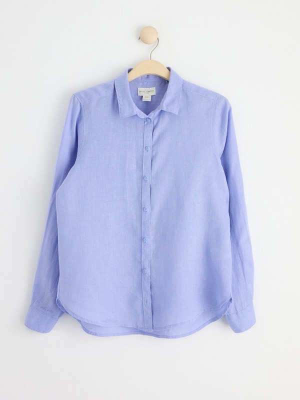 Light blue linen shirt