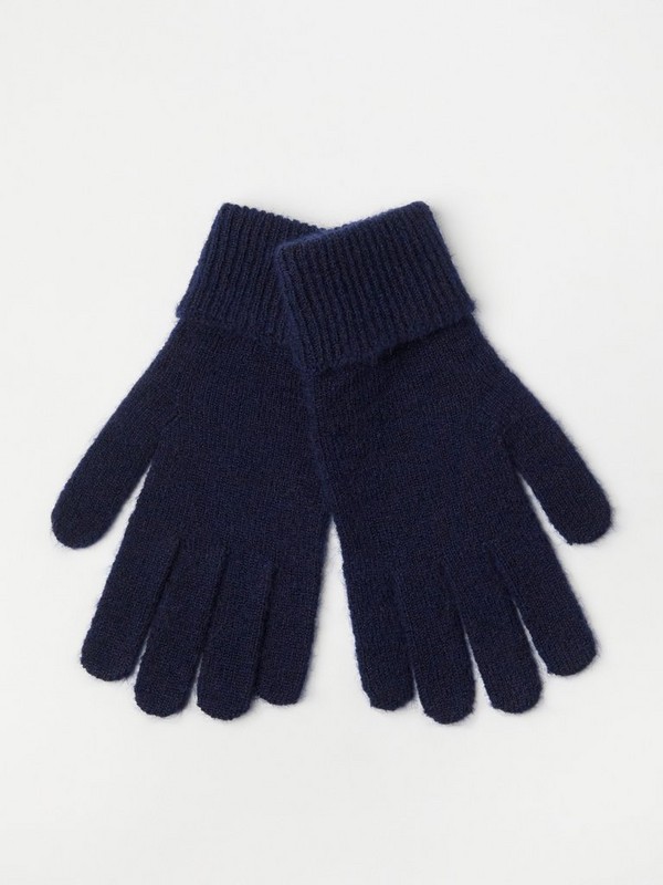 Knit fingerless gloves