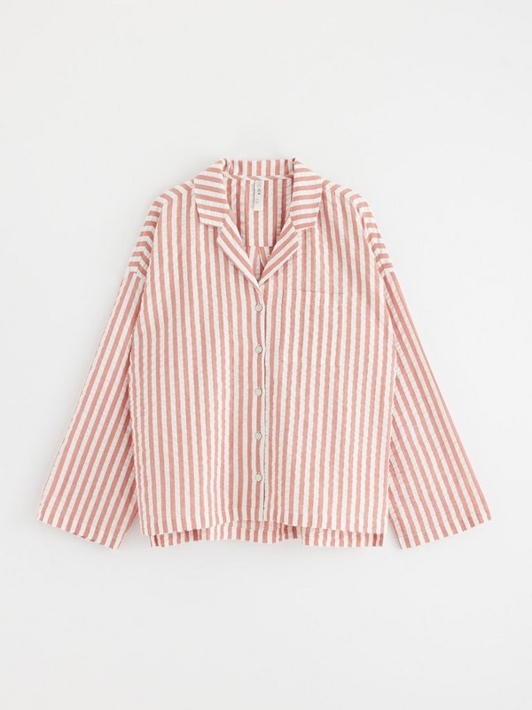 Cotton crepe pyjama top