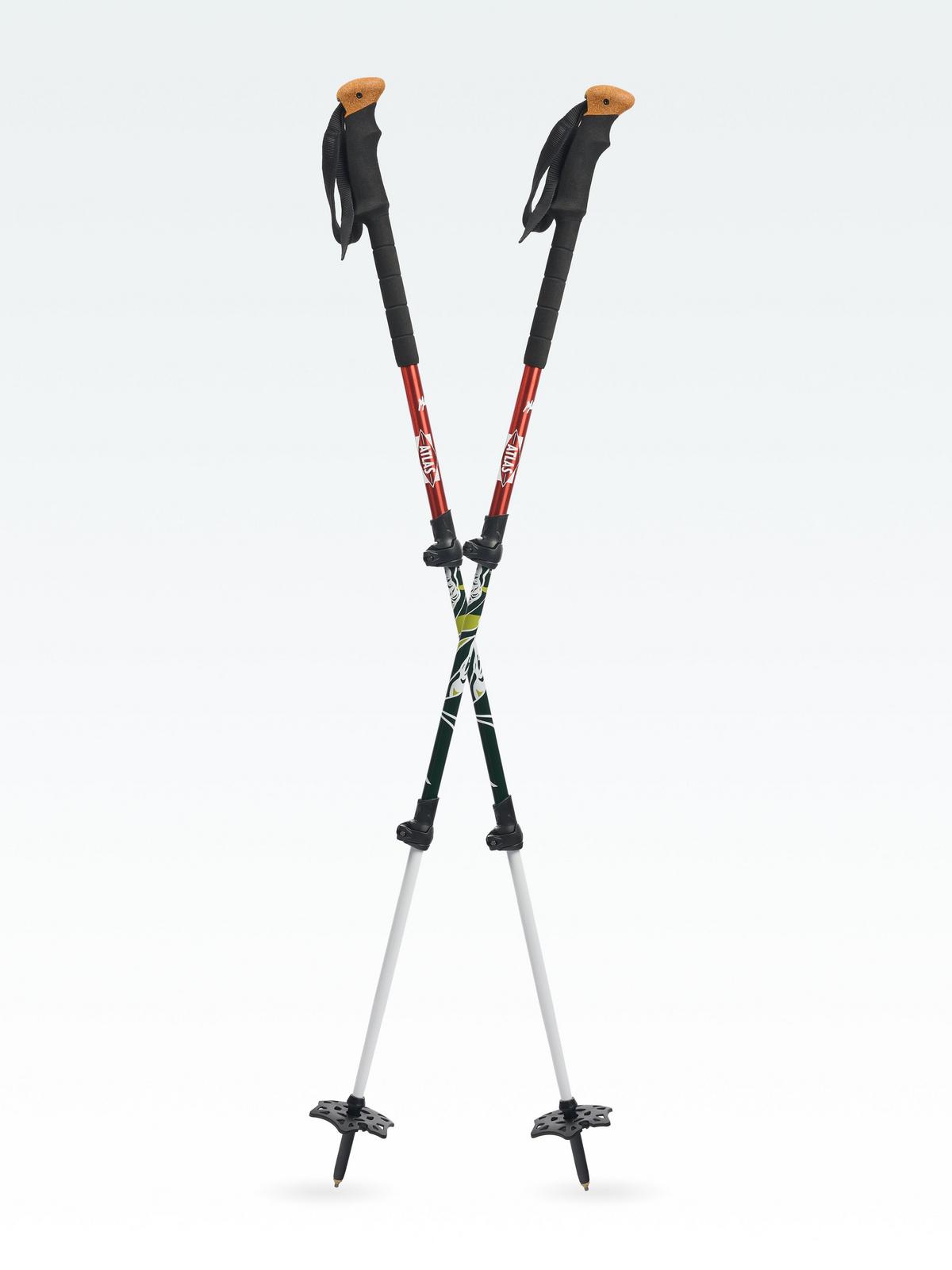 Atlas X Jessa Gilbert AllMountain 3 Piece Poles 2023 Atlas SnowShoe