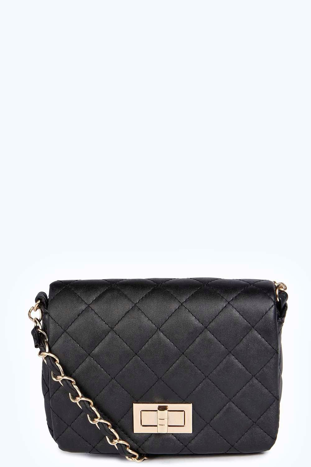 Vicky Small Quilted Cross Body Bag at boohoo.com