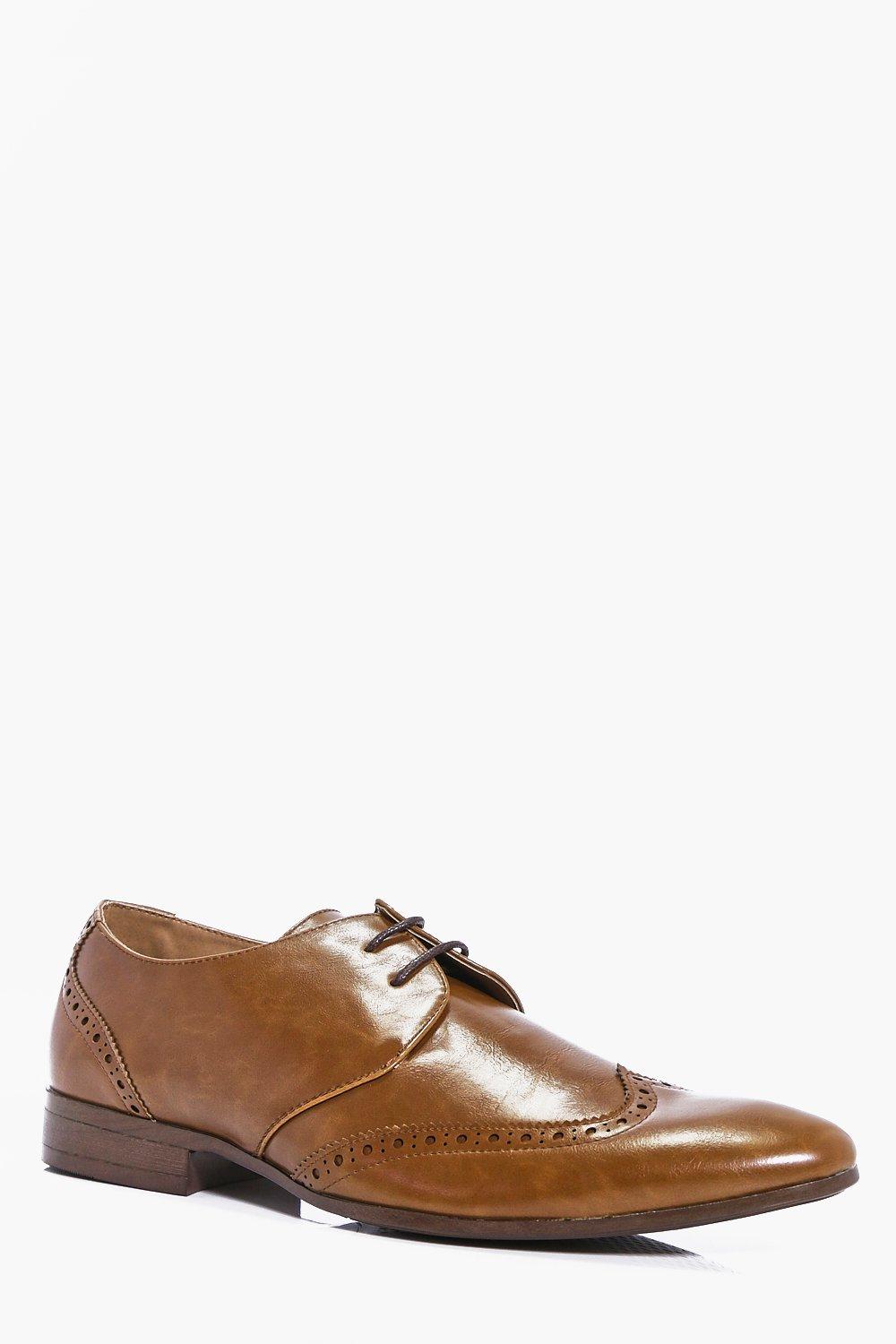 Brogue Toe Formal Shoe at boohoo.com