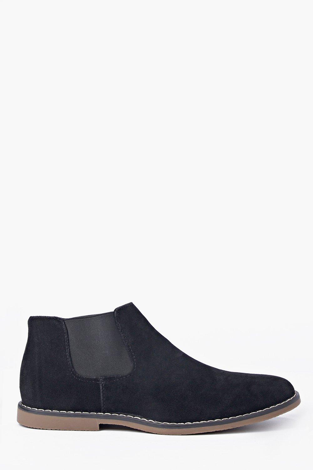 Suedette Chelsea Boots at boohoo.com