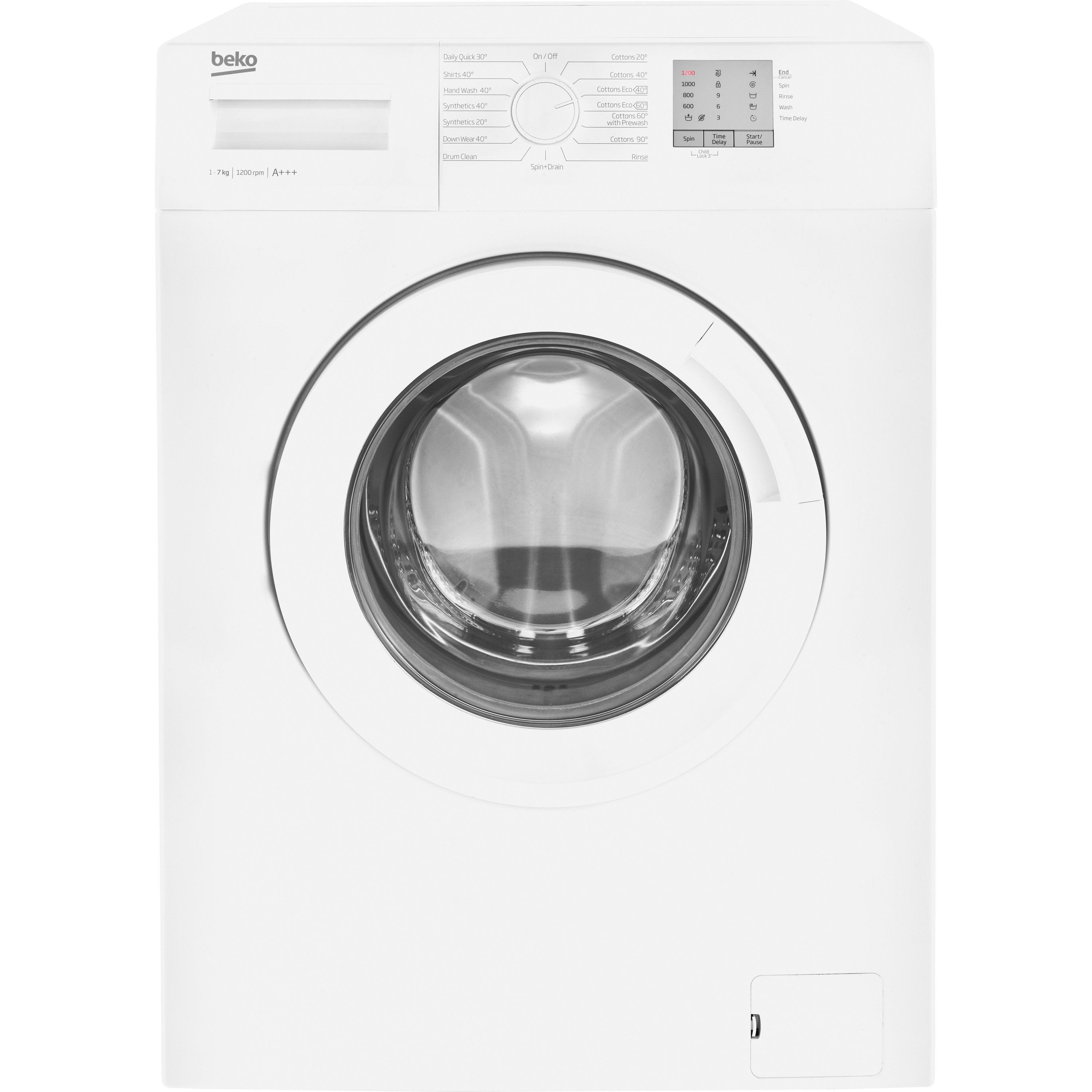 Beko Wtg720m2w 7kg 1200 Washing Machine White A Energy