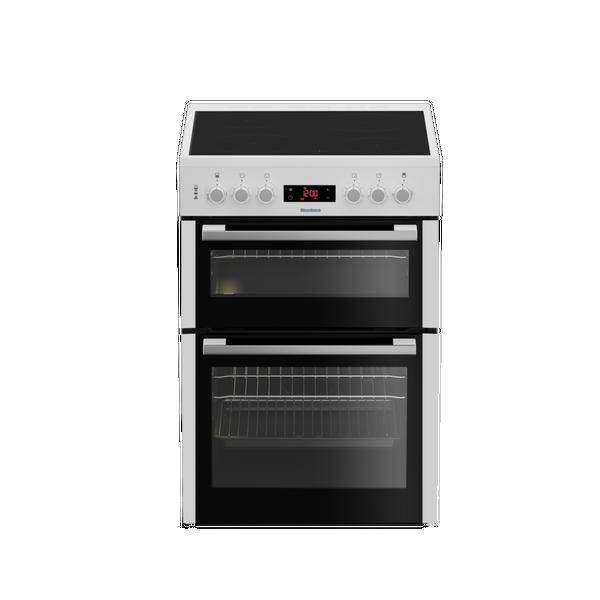 Blomberg HKN65W 60cm Electric Double Oven with Ceramic Hob - White