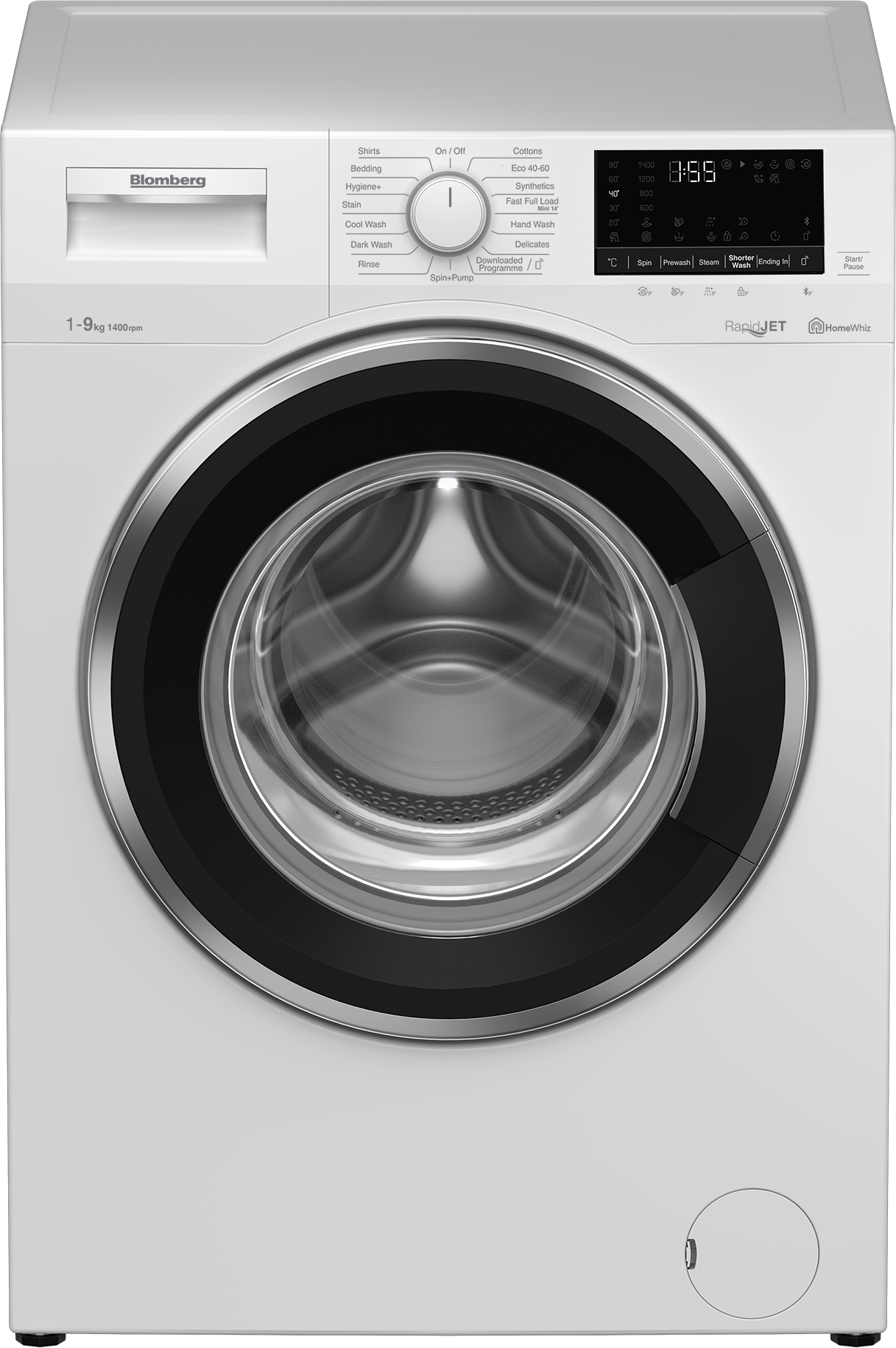 Zanussi ZWF81443W 8kg 1400 Spin Washing Machine with AquaFall System White Front Loading