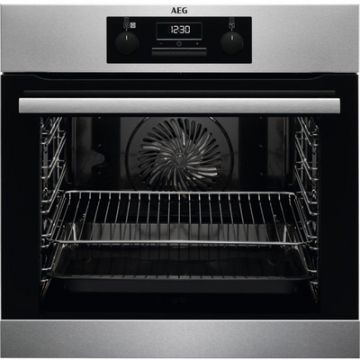 AEG BES25101LM Built In Electric Steam Bake Single Oven - Stainless Steel - A Energy Rated