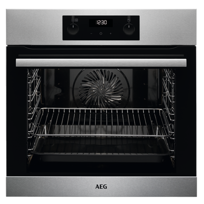AEG BES255011M Built In Electric Single Oven - Stainless Steel - A Energy Rated