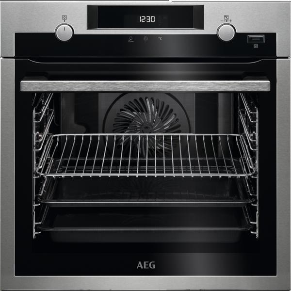 AEG BPS55IE20M 56cm Built In Electric Single Oven - Stainless Steel