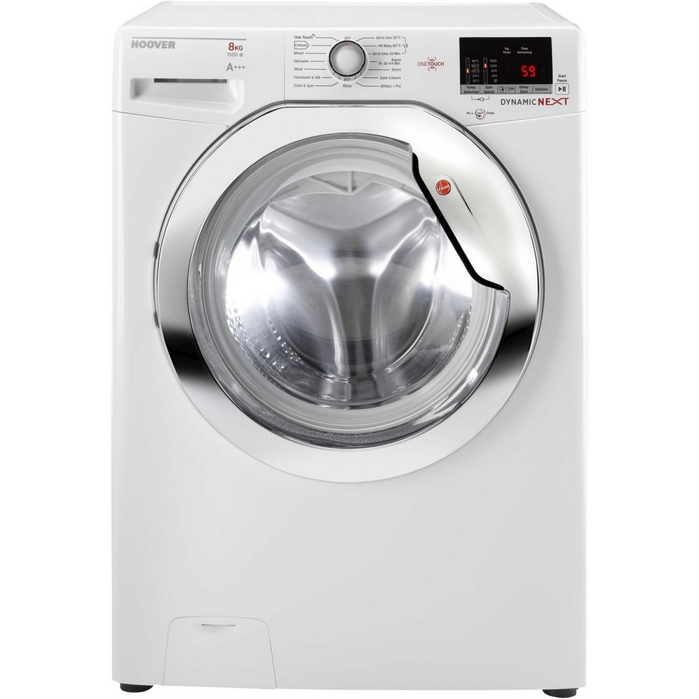 Hoover DXOC58AC3 8kg 1500 Spin Washing Machine - White - A+++ Rated | Front Loading Washing Machines | Freestanding Washing Machines | Washing Machines ...
