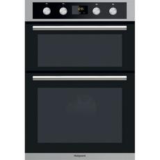 Hotpoint DD2844CIX 59.5cm Built In Electric Double Oven - Silver