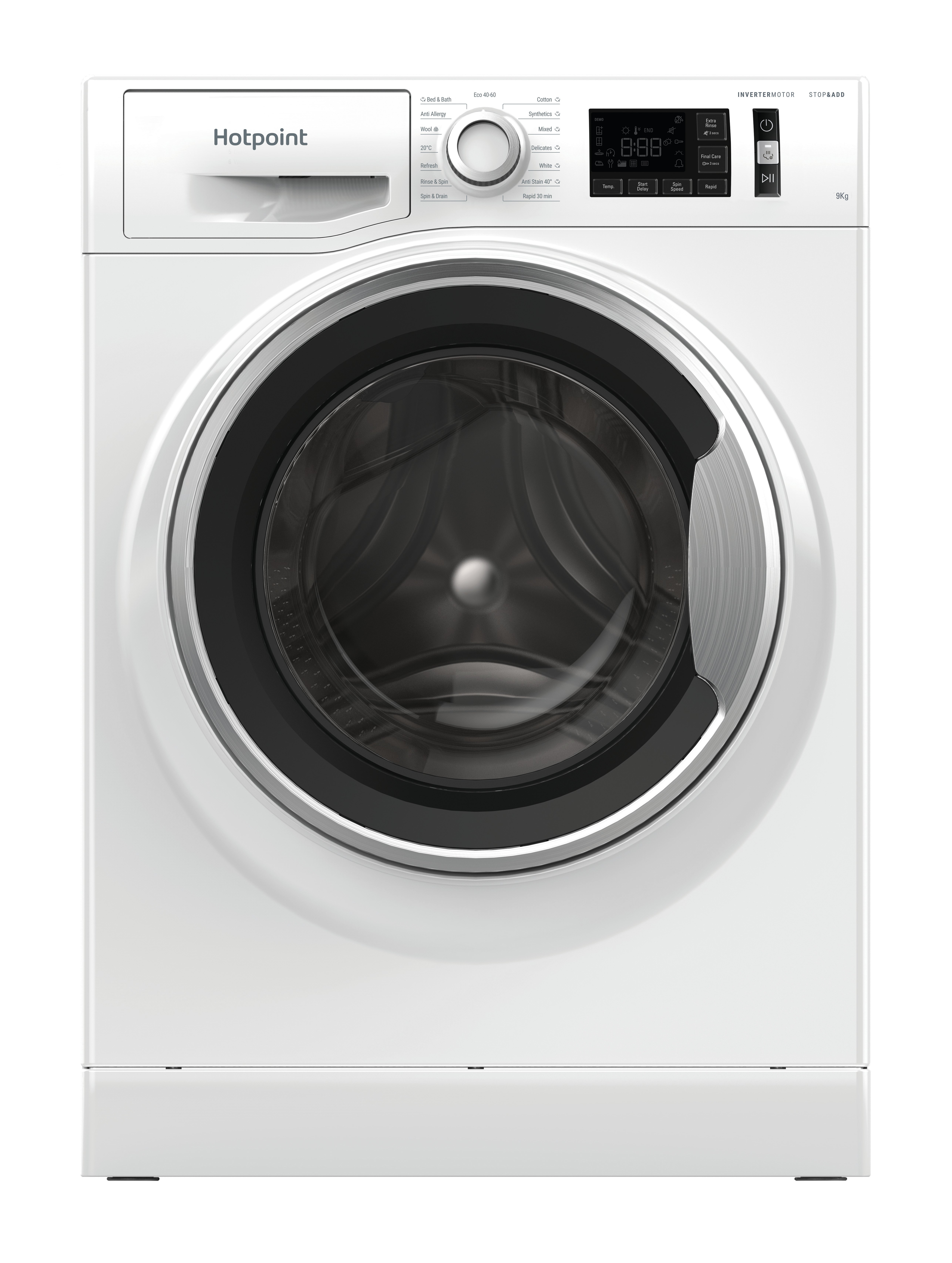 Hotpoint Nm11945wsaukn 9kg 1400 Spin Washing Machine With Activecare Technology White Freestanding Washing Machines Washing Machines Laundry Catalogue Euronics Site