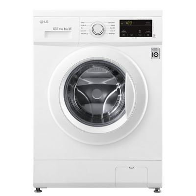 LG F4MT08WE 8kg 1400 Spin Washing Machine with 6 Motion Direct Drive - White