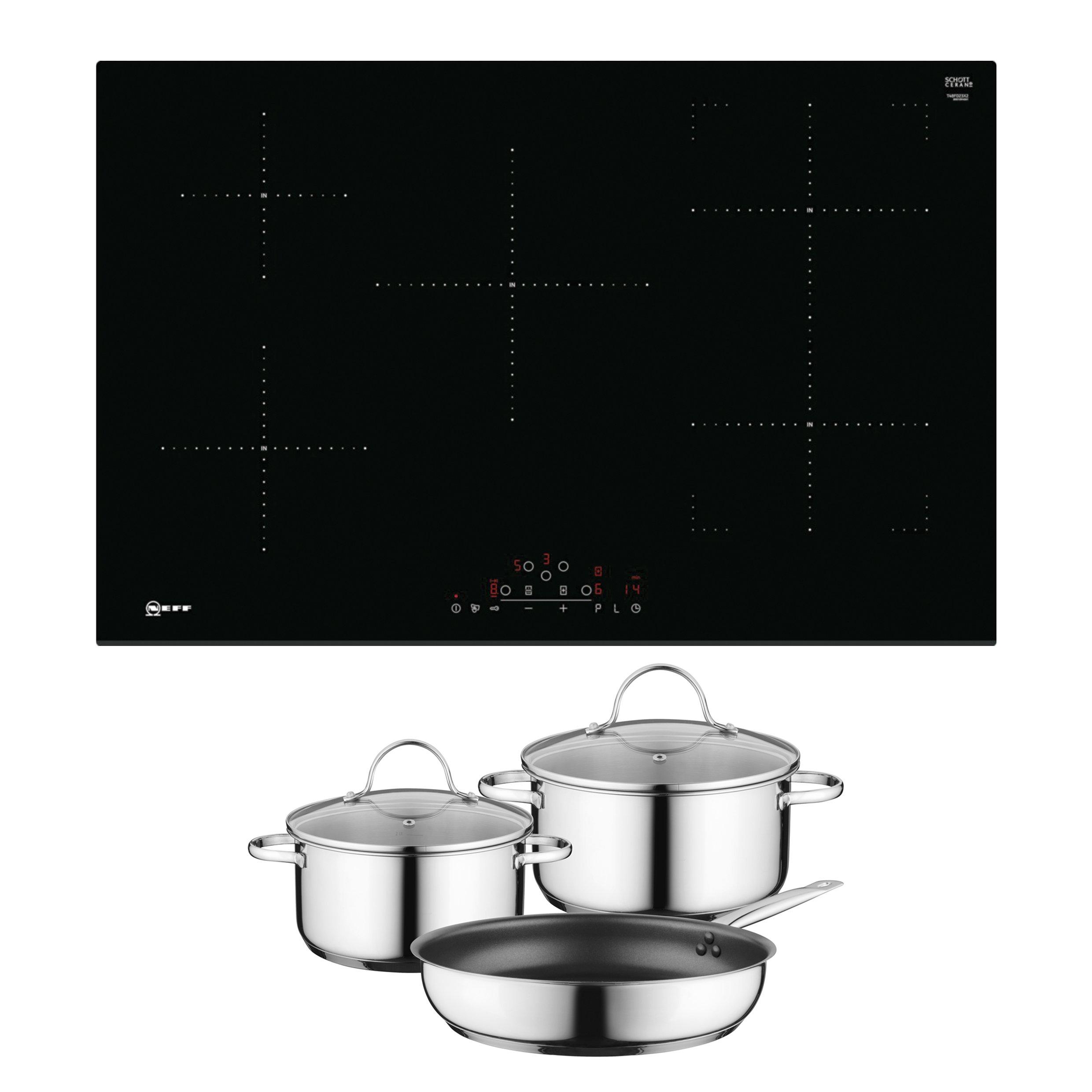 electric induction hob pans
