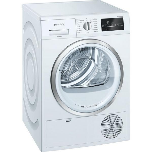 Siemens extraKlasse WT46G491GB iQ500 9kg Condenser Tumble Dryer - White