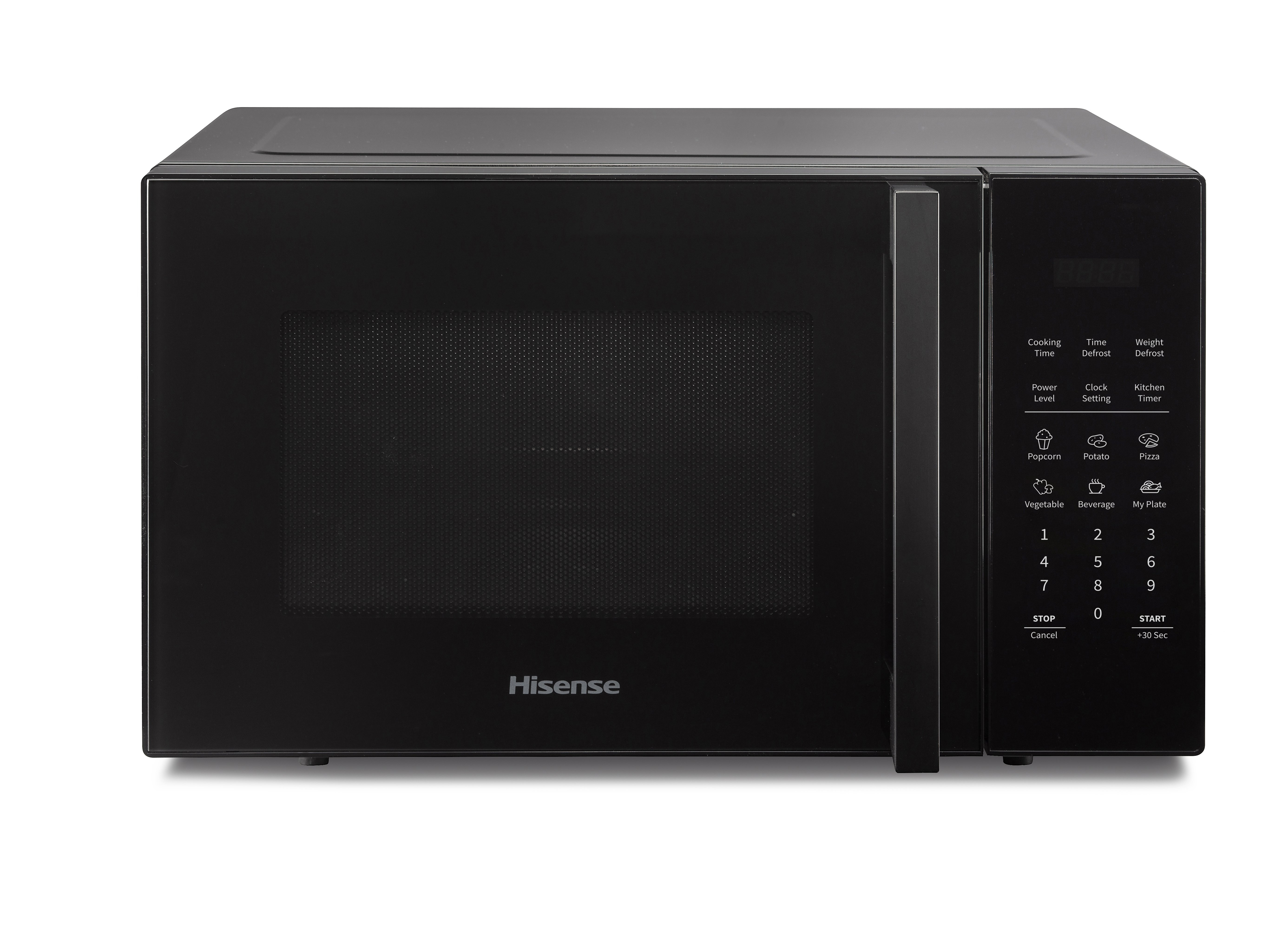 hisense black microwave