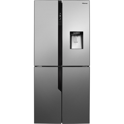 Hisense RQ560N4WC1 American Style Fridge Freezer - Stainless Steel Effect
